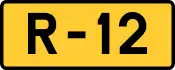 R-12 regional road shield}}