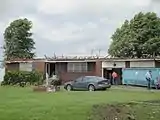 EF2 damage: At this intensity, tornadoes have a more significant impact on well-built structures, removing the roofs, and collapsing some exterior walls of poorly built structures. EF2 tornadoes are capable of destroying mobile homes and generating large amounts of flying debris. This home completely lost its roof, but its walls remained intact. Between 15 and 19% of all annual tornadoes in the U.S. are rated EF2.