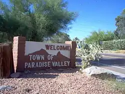 Welcome sign