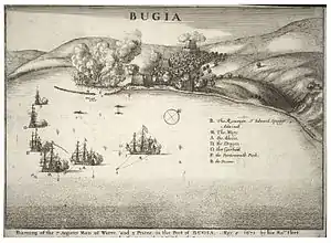 Advice at the battle of Bugia, 8 May 1671