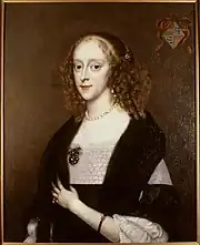 Wendela Bicker (1635–1668), wife of Johan de Witt, 1659