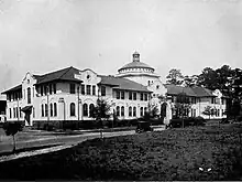 West Hall as it appeared shortly after construction in 1917.