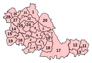 Proposed Parliamentary constituencies in West Midlands