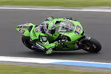 Anthony West, riding his Kawasaki Ninja ZX-RR at the 2007 Australian Grand Prix.