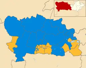 2003 results map