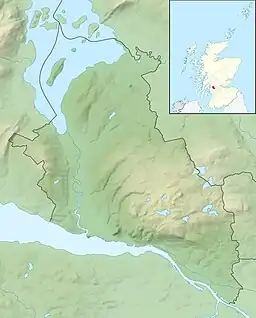 Loch Bowie is located in West Dunbartonshire