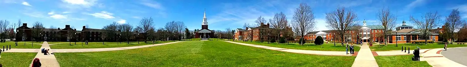 Panorama of West Virginia Wesleyan College