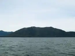 West side of Smith Island as seen from the northern approach to Marcus Passage