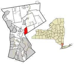 Location of Armonk, New York