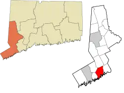 Norwalk's location within the Western Connecticut Planning Region and the state of Connecticut