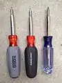 Ridgid and Craftsman multibit screwdrivers made by Western Forge.