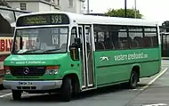 Western Greyhound Plaxton Beaver 2 bodied O814 in Plymouth in September 2006