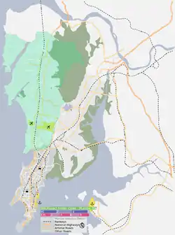 Western Suburbs precinct is shown in green