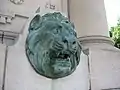 Lion-head fountain in Boston