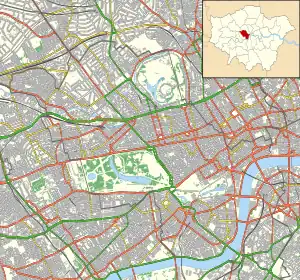 King Edward VII's Hospital is located in City of Westminster