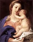 Madonna, Pompeo Batoni, 1742