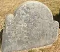 Joseph Whipple grave marker, North Burial Ground, Providence