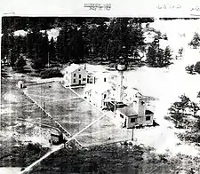  1947 aerial view of Whitefish Point Light Station