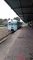 Old Railcar parks at Tenom station.