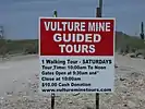 Entrance to Vulture Mine and Vulture City ghost town.