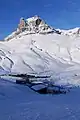 The summit seen from the Saloberkopf