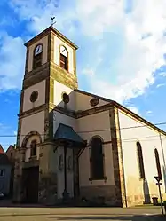 The church in Wiesviller