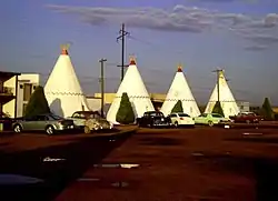 Wigwam Motel No. 6, a unique motel/motor court on historic Route 66 in Holbrook, Arizona