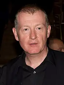 Steve Davis looking at the camera