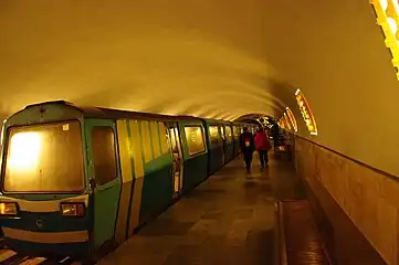 Ep train at Anakopia station