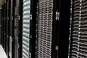 Wikimedia Foundation servers as seen from the front