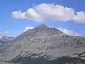 Mount Wilcox seen from Athabasca Glacier.