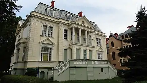 View of Wilhelm Blumwe Villa in Gdańska Street