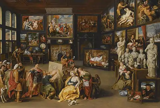 (2) Alexander the Great visits the studio of Apelles, c. 1630