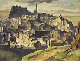 Image 28Edinburgh (from Salisbury Crags) by William Crozier, a painter associated with The Edinburgh School