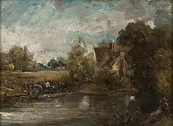 Willy Lott's Cottage by John Constable, circa 1820