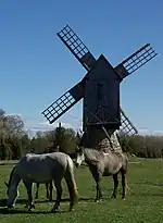 One of three windmills in Koguva.