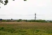 A windmill driving a waterpump near Middleton Quernhow