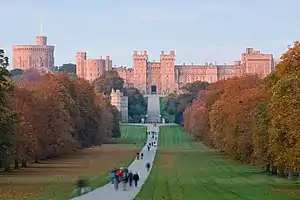 Windsor Castle including all the buildings within the walls