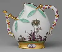 Wine pot in the shape of a peach, c. 1725