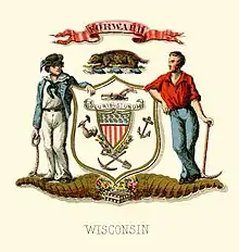 Wisconsin state coat of arms