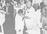 Govi Jaya Handa Awards Given for Farmers-1968Chitrananda (1st left) was also the MCHon. Dudley Senanayake was presenting the awards. Mr Neville Jayaweera also in the picture