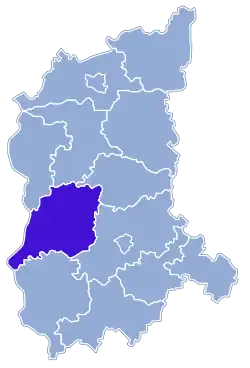 Location within the voivodeship