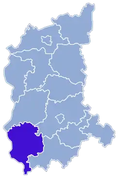 Location within the voivodeship