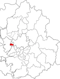 Map of Gyeonggi-do highlighting Wonmi-gu.