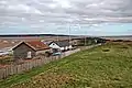 Wooden buildings, looking towards West Kirby