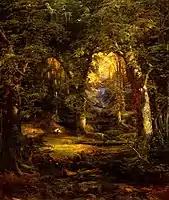 Woodland Temple (1867) by Thomas Moran