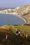 Worbarrow Bay from Gold Down