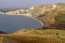 Worbarrow Bay from Gold Down