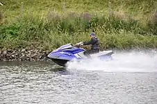 Netherlands Police jet ski on the Lek 2012.