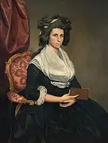 Portrait of Catharine Schaeffer Muhlenberg (c.1790), on loan to The Speaker's House, Trappe, PA